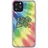 Liquid Blue Tie Dye Peace & Love iPhone 11 Pro Clear Case