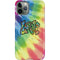 Liquid Blue Tie Dye Peace & Love iPhone 11 Pro Lite Case
