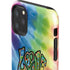 Liquid Blue Tie Dye Peace & Love iPhone 11 Pro Max Impact Case