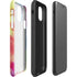 Liquid Blue Tie Dye Peace & Love iPhone 11 Pro Max Impact Case