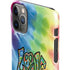Liquid Blue Tie Dye Peace & Love iPhone 11 Pro Max Lite Case