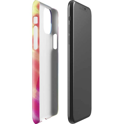 Liquid Blue Tie Dye Peace & Love iPhone 11 Pro Max Lite Case