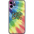 Liquid Blue Tie Dye Peace & Love iPhone 11 Pro Skin