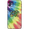 Liquid Blue Tie Dye Peace & Love iPhone 11 Skin