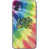 Liquid Blue Tie Dye Peace & Love iPhone 11 Skin