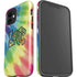 Liquid Blue Tie Dye Peace & Love iPhone 12 Impact Case