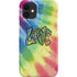 Liquid Blue Tie Dye Peace & Love iPhone 12 Mini Lite Case