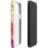 Liquid Blue Tie Dye Peace & Love iPhone 12 Mini Lite Case