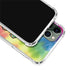 Liquid Blue Tie Dye Peace & Love iPhone 12 Pro Max Clear Case