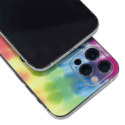 Liquid Blue Tie Dye Peace & Love iPhone 12 Pro Skin