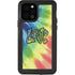 Liquid Blue Tie Dye Peace & Love iPhone 12 Pro Waterproof Case