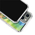 Liquid Blue Tie Dye Peace & Love iPhone 13 Pro Clear Case