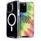 Liquid Blue Tie Dye Peace & Love iPhone 13 Pro MagSafe Case