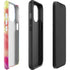Liquid Blue Tie Dye Peace & Love iPhone 13 Pro Max Impact Case