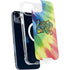 Liquid Blue Tie Dye Peace & Love iPhone 15 Plus MagSafe Case