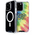 Liquid Blue Tie Dye Peace & Love iPhone 15 Pro MagSafe Case