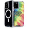 Liquid Blue Tie Dye Peace & Love iPhone 14 Pro Max MagSafe Case