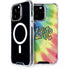 Liquid Blue Tie Dye Peace & Love iPhone 14 Pro Max MagSafe Case
