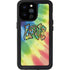 Liquid Blue Tie Dye Peace & Love iPhone 14 Pro Max Waterproof Case