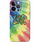 Liquid Blue Tie Dye Peace & Love iPhone 14 Pro Skin