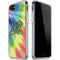 Liquid Blue Tie Dye Peace & Love iPhone SE (2nd & 3rd Gen) Clear Case