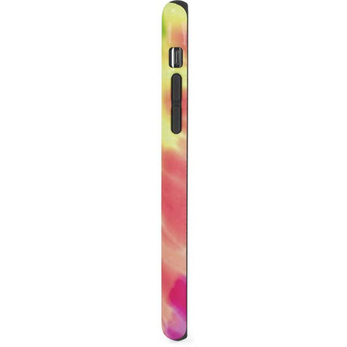 Liquid Blue Tie Dye Peace & Love iPhone X Pro Case