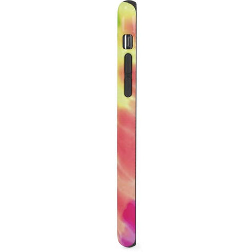 Liquid Blue Tie Dye Peace & Love iPhone XR Pro Case
