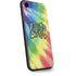 Liquid Blue Tie Dye Peace & Love iPhone XR Skin