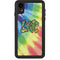 Liquid Blue Tie Dye Peace & Love iPhone XR Waterproof Case