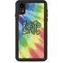Liquid Blue Tie Dye Peace & Love iPhone XR Waterproof Case