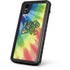 Liquid Blue Tie Dye Peace & Love iPhone XR Waterproof Case