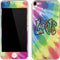 Liquid Blue Tie Dye Peace & Love Apple iPod Skin