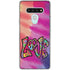 Liquid Blue Tie Dye Peace & Love LG Stylo 6 Clear Case