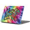Liquid Blue Tie Dye Peace & Love Apple MacBook Pro 13-inch Skin