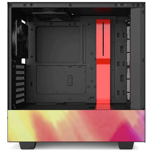 Liquid Blue Tie Dye Peace & Love NZXT H510 Compact ATX Mid-Tower Case Skin