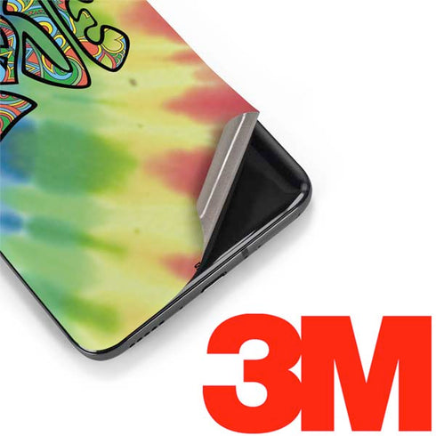 Liquid Blue Tie Dye Peace & Love OnePlus 7 Pro Skin