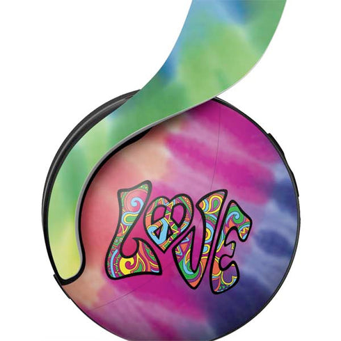 Liquid Blue Tie Dye Peace & Love PULSE 3D Wireless Headset for PS5 Skin