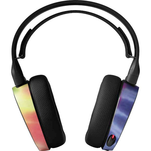 Liquid Blue Tie Dye Peace & Love SteelSeries Arctis 5 Skin