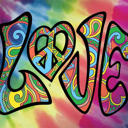 Liquid Blue Tie Dye Peace & Love Surface Book 2 13.5in Skin