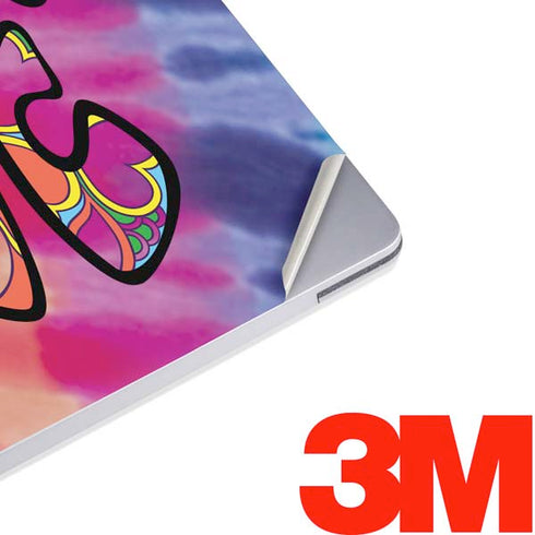 Liquid Blue Tie Dye Peace & Love Surface Laptop 2 Skin