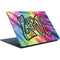 Liquid Blue Tie Dye Peace & Love Surface Laptop Skin