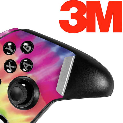 Liquid Blue Tie Dye Peace & Love Xbox One Elite Controller Skin