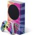 Liquid Blue Tie Dye Peace & Love Xbox Series S Skins