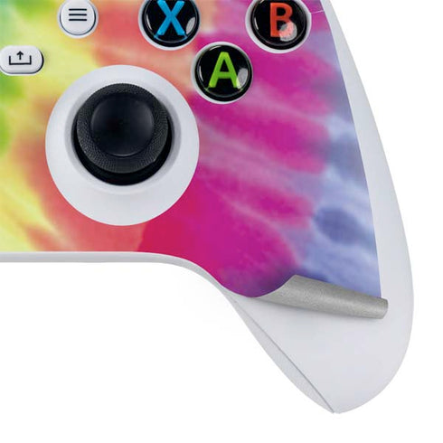 Liquid Blue Tie Dye Peace & Love Xbox Series S Skins
