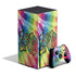Liquid Blue Tie Dye Peace & Love Xbox Series X Bundle Skin