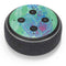 Liquid Blue Tie Dye Peace Heart Amazon Echo Dot Skin