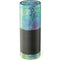 Liquid Blue Tie Dye Peace Heart Amazon Echo Skin