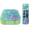 Liquid Blue Tie Dye Peace Heart Apple TV Skin