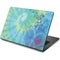 Liquid Blue Tie Dye Peace Heart Dell Chromebook Skin
