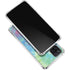 Liquid Blue Tie Dye Peace Heart Galaxy A12 Clear Case